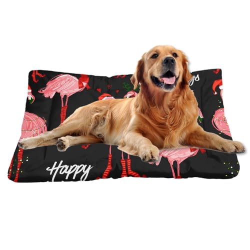Nudoraw Hundebett Grosse Hunde,Hundekissen Grosse Hunde,Hundekörbchen,Hundebetten für Große Hund,Hundekorb,Hundematte Waschbar,Hundebett Waschbar,Dog Bed,Katzenkissen,Christmas Decorations,91x61cm von Nudoraw
