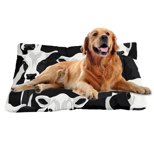 Nudoraw Hundebett Grosse Hunde,Hundekissen Grosse Hunde,Hundekörbchen,Hundebetten für Große Hund,Hundekorb,Katzenkissen,Dog Bed,Hundebett Waschbar,Hundematte Waschbar,Hundeliege,Kuh-Muster,91x61cm Nudoraw Hundebett Grosse Hunde,Hundekissen Grosse Hunde,Hundekörbchen,Hundebetten für Große Hund,Hundekorb,Katzenkissen,Dog Bed,Hundebett Waschbar,Hundematte Waschbar,Hundeliege,Kuh-Muster,91x61cm von Nudoraw
