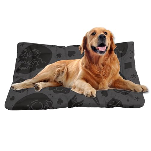 Nudoraw Hundebett Grosse Hunde,Hundekissen Grosse Hunde,Hundekörbchen,Hundebetten für Große Hund,Hundematte Waschbar,Dog Bed,Hundebett Waschbar,Katzenkissen,Hundekorb,Halloween Decorations,91x61cm von Nudoraw