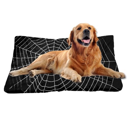Nudoraw Hundebett Grosse Hunde,Hundekissen Grosse Hunde,Hundekörbchen,Hundebetten für Große Hund,Hundematte Waschbar,Katzenkissen,Hundekorb,Hundebett Waschbar,Dog Bed,Halloween Decorations,91x61cm von Nudoraw