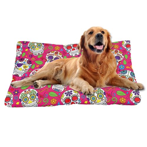 Nudoraw Hundebett Grosse Hunde,Hundekissen Grosse Hunde,Hundekörbchen,Hundebetten für Große Hund,Hundematte Waschbar,Katzenkissen,Hundekorb,Hundebett Waschbar,Dog Bed,Hundeliege,Tag der Toten,91x61cm Nudoraw Hundebett Grosse Hunde,Hundekissen Grosse Hunde,Hundekörbchen,Hundebetten für Große Hund,Hundematte Waschbar,Katzenkissen,Hundekorb,Hundebett Waschbar,Dog Bed,Hundeliege,Tag der Toten,91x61cm von Nudoraw