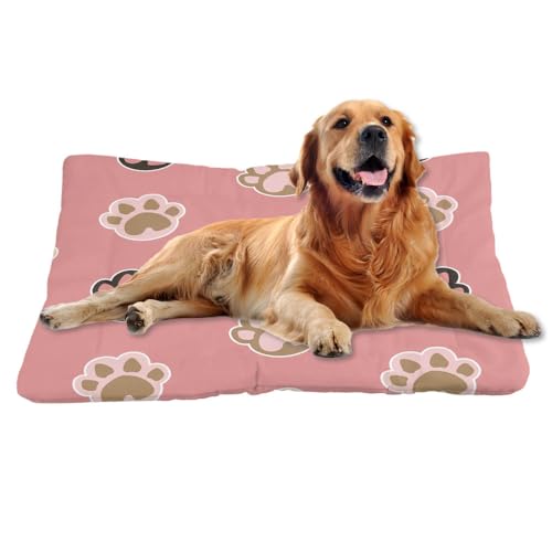 Nudoraw Hundebett Mittelgroße Hunde,Hundekissen Mittelgroße Hunde,Hundekörbchen,Dog Bed,Hundekorb,Hundebettn Waschbar,Hundebetten,Hundematte Waschbarm,Katzenkissen,Hundeliege,Tierpfoten-Muster,61x46cm Nudoraw Hundebett Mittelgroße Hunde,Hundekissen Mittelgroße Hunde,Hundekörbchen,Dog Bed,Hundekorb,Hundebettn Waschbar,Hundebetten,Hundematte Waschbarm,Katzenkissen,Hundeliege,Tierpfoten-Muster,61x46cm von Nudoraw