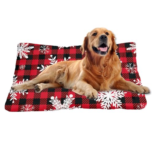 Nudoraw Hundebett Mittelgroße Hunde,Hundekissen Mittelgroße Hunde,Hundekörbchen,Dog Bed,Hundematte Waschbarm,Hundebetten,Hundebettn Waschbar,Hundekorb,Christmas Decoration,Katzenkissen,61x46cm von Nudoraw