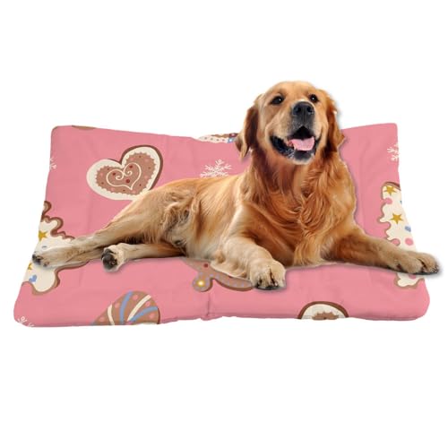 Nudoraw Hundebett Mittelgroße Hunde,Hundekissen Mittelgroße Hunde,Hundekörbchen,Hundebettn Waschbar,Hundekorb,Hundebetten,Dog Bed,Hundematte Waschbarm,Christmas Decoration,Katzenkissen,61x46cm von Nudoraw
