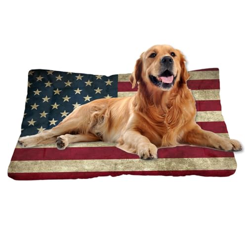 Nudoraw Hundebett Mittelgroße Hunde,Hundekissen Mittelgroße Hunde,Hundekörbchen,Hundebettn Waschbar,Hundekorb,Hundematte Waschbarm,Hundebetten,Dog Bed,Katzenkissen,Hundeliege,Stars and Stripes,61x46cm Nudoraw Hundebett Mittelgroße Hunde,Hundekissen Mittelgroße Hunde,Hundekörbchen,Hundebettn Waschbar,Hundekorb,Hundematte Waschbarm,Hundebetten,Dog Bed,Katzenkissen,Hundeliege,Stars and Stripes,61x46cm von Nudoraw