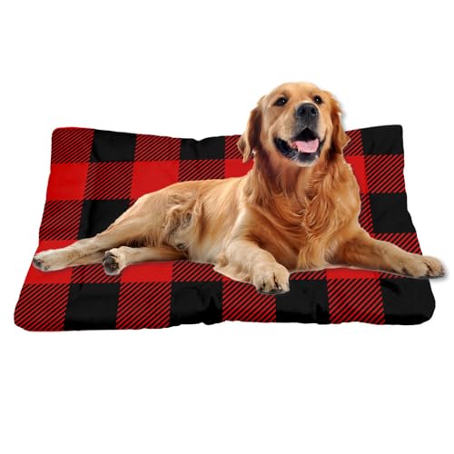 Nudoraw Hundebett Mittelgroße Hunde,Hundekissen Mittelgroße Hunde,Hundekörbchen,Hundebettn Waschbar,Hundematte Waschbarm,Hundebetten,Dog Bed,Hundekorb,Katzenkissen,Hundeliege,Karomuster,61x46cm Nudoraw Hundebett Mittelgroße Hunde,Hundekissen Mittelgroße Hunde,Hundekörbchen,Hundebettn Waschbar,Hundematte Waschbarm,Hundebetten,Dog Bed,Hundekorb,Katzenkissen,Hundeliege,Karomuster,61x46cm von Nudoraw