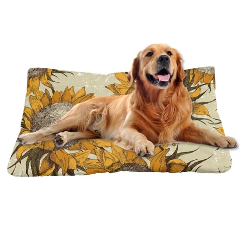 Nudoraw Hundebett Mittelgroße Hunde,Hundekissen Mittelgroße Hunde,Hundekörbchen,Hundebettn Waschbar,Hundematte Waschbarm,Hundebetten,Dog Bed,Hundekorb,Katzenkissen,Hundeliege,Sunflower,61x46cm Nudoraw Hundebett Mittelgroße Hunde,Hundekissen Mittelgroße Hunde,Hundekörbchen,Hundebettn Waschbar,Hundematte Waschbarm,Hundebetten,Dog Bed,Hundekorb,Katzenkissen,Hundeliege,Sunflower,61x46cm von Nudoraw