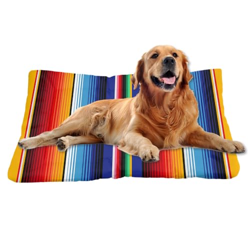 Nudoraw Hundebett Mittelgroße Hunde,Hundekissen Mittelgroße Hunde,Hundekörbchen,Hundekorb,Hundebetten,Dog Bed,Hundebettn Waschbar,Hundematte Waschbarm,Katzenkissen,Hundeliege,Regenbogenprint,61x46cm Nudoraw Hundebett Mittelgroße Hunde,Hundekissen Mittelgroße Hunde,Hundekörbchen,Hundekorb,Hundebetten,Dog Bed,Hundebettn Waschbar,Hundematte Waschbarm,Katzenkissen,Hundeliege,Regenbogenprint,61x46cm von Nudoraw
