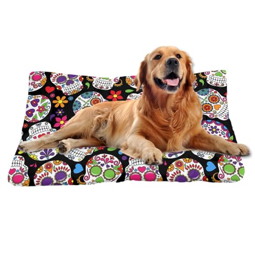 Nudoraw Hundebett Mittelgroße Hunde,Hundekissen Mittelgroße Hunde,Hundekörbchen,Hundekorb,Hundematte Waschbarm,Hundebetten,Dog Bed,Hundebettn Waschbar,Katzenkissen,Hundeliege,Tag der Toten,61x46cm Nudoraw Hundebett Mittelgroße Hunde,Hundekissen Mittelgroße Hunde,Hundekörbchen,Hundekorb,Hundematte Waschbarm,Hundebetten,Dog Bed,Hundebettn Waschbar,Katzenkissen,Hundeliege,Tag der Toten,61x46cm von Nudoraw