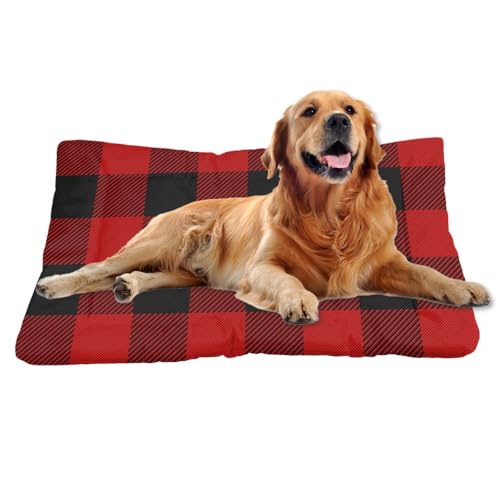 Nudoraw Hundebett Mittelgroße Hunde,Hundekissen Mittelgroße Hunde,Hundekörbchen,Hundematte Waschbarm,Hundekorb,Hundebettn Waschbar,Dog Bed,Hundebetten,Katzenkissen,Hundeliege,Karomuster,61x46cm Nudoraw Hundebett Mittelgroße Hunde,Hundekissen Mittelgroße Hunde,Hundekörbchen,Hundematte Waschbarm,Hundekorb,Hundebettn Waschbar,Dog Bed,Hundebetten,Katzenkissen,Hundeliege,Karomuster,61x46cm von Nudoraw