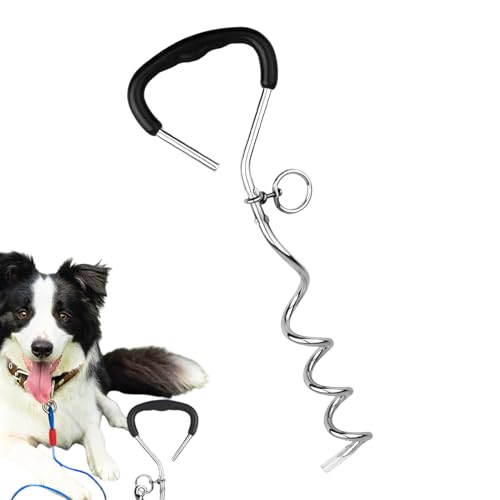 Hunde-Anbindepfosten, Robuster Anlegepflock für Große Hunde, Erdanker und Hering für Hundeleine, Stabile Befestigung für Kabel und Blei, Ideal für Training und Camping Hunde-Anbindepfosten, Robuster Anlegepflock für Große Hunde, Erdanker und Hering für Hundeleine, Stabile Befestigung für Kabel und Blei, Ideal für Training und Camping von Nudorpn