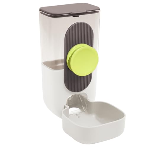 Nudorpn Automatischer Vogelfutterspender Wasserspender Set, Clear Automatic Food Container, Vogelkäfig-Futterspender mit Sitzstange für Wellensittiche, Sittiche, Nymphensittiche, Finken von Nudorpn