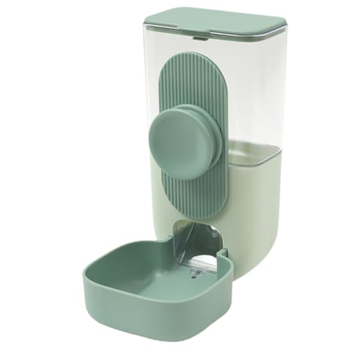 Nudorpn Automatischer Vogelfutterspender Wasserspender Set, Clear Automatic Food Container, Vogelkäfig-Futterspender mit Sitzstange für Wellensittiche, Sittiche, Nymphensittiche, Finken von Nudorpn