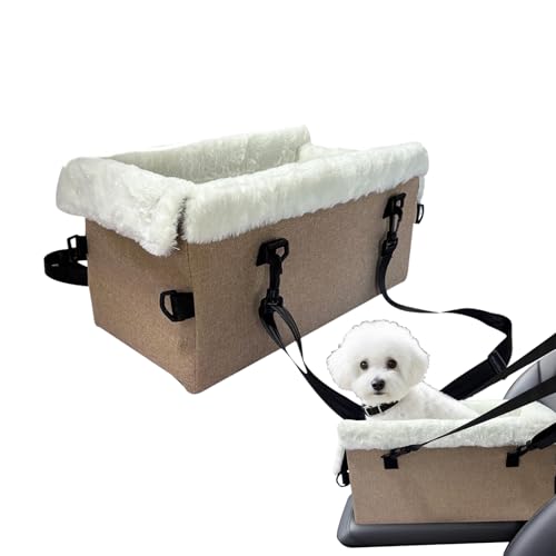 Nudorpn Autositz für Hunde, Mittelkonsole | Tragbarer Autositz für Katzen mit Sicherheitsschnalle – Zubehör mit Kissen für hintere Armlehne SUV LKW Katze tägliche Fahrt Nudorpn Autositz für Hunde, Mittelkonsole | Tragbarer Autositz für Katzen mit Sicherheitsschnalle – Zubehör mit Kissen für hintere Armlehne SUV LKW Katze tägliche Fahrt von Nudorpn
