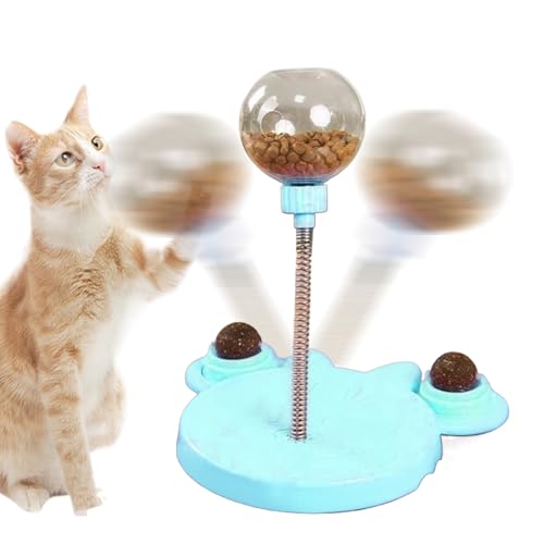 Nudorpn Behandlungsball für Katzen, Interaktives Haustier Slow Feeder Catnip, Jagdjagdzubehör Katzen, lustiges Haustier -Puzzlespielzeug für Innenkatzen Kätzchen Nudorpn Behandlungsball für Katzen, Interaktives Haustier Slow Feeder Catnip, Jagdjagdzubehör Katzen, lustiges Haustier -Puzzlespielzeug für Innenkatzen Kätzchen von Nudorpn