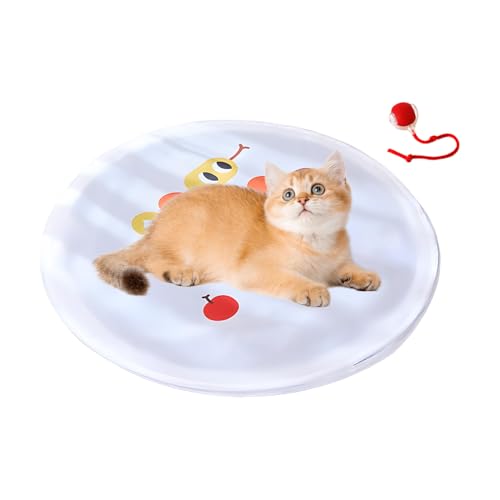 Nudorpn Interaktiver Katzenball Spielzeug - Bewegungsaktivierte Katzenkugel Mit Spielmatte | Versteckhülle, Jagdspiel Zur Beschäftigung & Bewegungsförderung Für Kätzchen Nudorpn Interaktiver Katzenball Spielzeug - Bewegungsaktivierte Katzenkugel Mit Spielmatte | Versteckhülle, Jagdspiel Zur Beschäftigung & Bewegungsförderung Für Kätzchen von Nudorpn