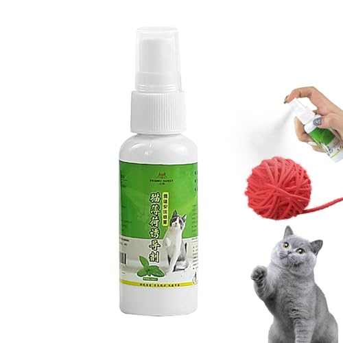 Nudorpn Katzenminze-Spray, 50ml natürliche flüssige Katzenminze für Wohnungskatzen, Beruhigungsspray für Katzen, hilft Stress zu reduzieren und Katzen zu entlasten, Katzenzubehör Nudorpn Katzenminze-Spray, 50ml natürliche flüssige Katzenminze für Wohnungskatzen, Beruhigungsspray für Katzen, hilft Stress zu reduzieren und Katzen zu entlasten, Katzenzubehör von Nudorpn