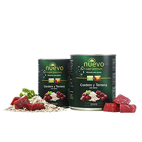 NUEVO Senior-Hundedose: Lamm und Rindfleisch mit Hafer, 400 g, Hund NUEVO Senior-Hundedose: Lamm und Rindfleisch mit Hafer, 400 g, Hund von Nuevo