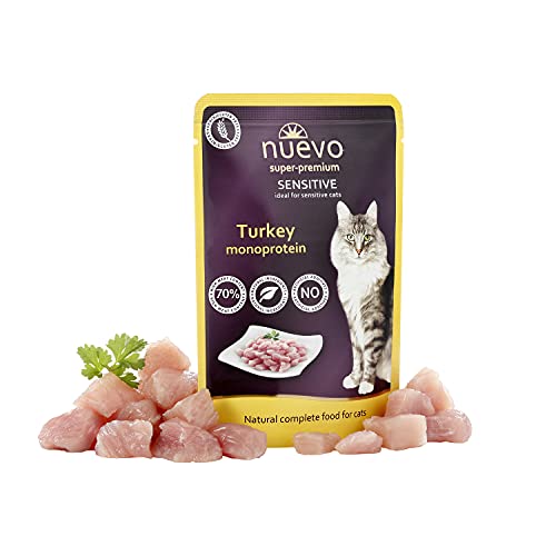 NUEVO Über Katze Sensitive: Truthahn, 85 g, Katze von Nuevo