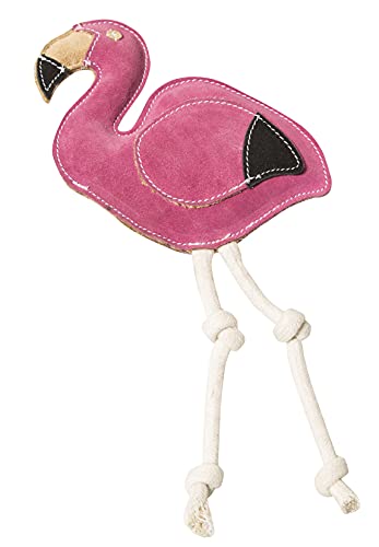 Scooby suede leather toy flamingo von Nufnuf