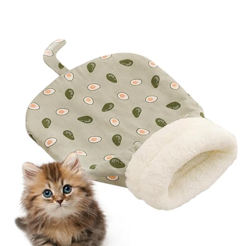 Nuhjytgf Katzenschlafsack | Warmer Katzenschlafsack - Katzenhöhlenbett für Indoor-Katzen und kleine Hunde, Welpen-Kuschelsack, warmes Katzenhaus Nuhjytgf Katzenschlafsack | Warmer Katzenschlafsack - Katzenhöhlenbett für Indoor-Katzen und kleine Hunde, Welpen-Kuschelsack, warmes Katzenhaus von Nuhjytgf