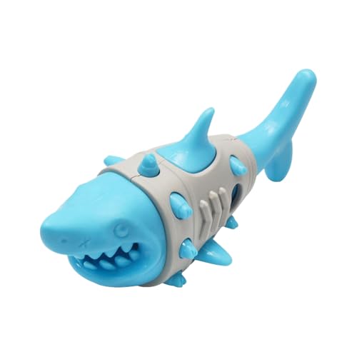 Nuhjytgf Kauspielzeug für Hunde, Haifischform, Kauspielzeug für Welpen, Leckerli-Spender, bissfestes Design, praktisches Geschenk, 20 cm, für Garten oder Hinterhof, drinnen und draußen Nuhjytgf Kauspielzeug für Hunde, Haifischform, Kauspielzeug für Welpen, Leckerli-Spender, bissfestes Design, praktisches Geschenk, 20 cm, für Garten oder Hinterhof, drinnen und draußen von Nuhjytgf