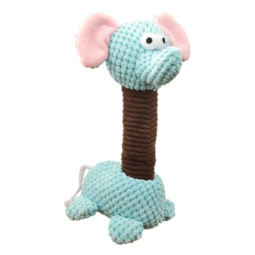 Nuhjytgf Kuscheltier, Hundezahnspielzeug, quietschendes Haustier-Kauspielzeug, hautfreundlicher Komfort, leichtes Plüschmaterial, 28 x 12 x 5 cm, für Training und Spielen von Nuhjytgf