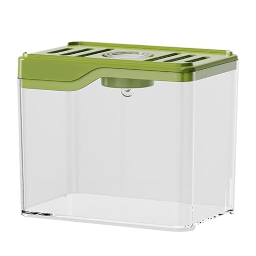 Square Creative Desktop -Fischtank, Fischtank Mit Lichtern, Desktop -Aquariumschale, Farbenfrohe LED -Leuchten, Robuster BAU, 12 X 8 X 10 cm Für Arbeitsplatz, Wohnzimmer Oder Schlafzimmer von Nuhjytgf