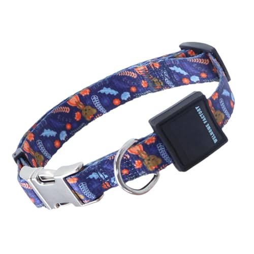 Verstellbares Hundehalsband für mittelgroße und große Haustiere, bequemes und atmungsaktives Nylon-Halsband für Welpen, weiches und stilvolles Haustierhalsband für alle Hundegrößen, sicher und bequem Verstellbares Hundehalsband für mittelgroße und große Haustiere, bequemes und atmungsaktives Nylon-Halsband für Welpen, weiches und stilvolles Haustierhalsband für alle Hundegrößen, sicher und bequem von Nuhjytgf