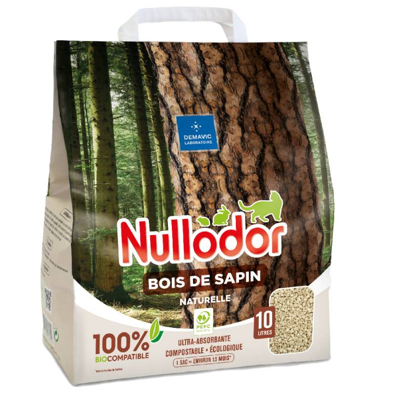 Nullodor Katzenstreu Bois De Sapin - 10 l von Nullodor