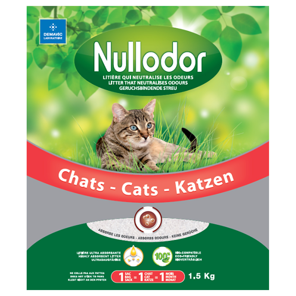 Nullodor Silikatstreu - 3 L  - ( 1,5 kg ) von Nullodor