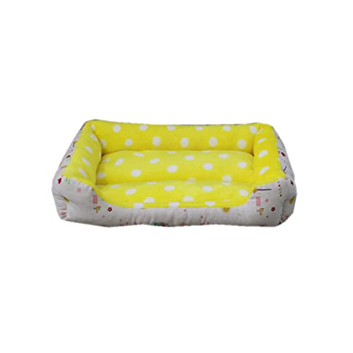 Hundebett, Langes, Beruhigendes Plüsch-Haustierbett, Waschbare Kistenmatte, rutschfeste Unterseite, Jumbo, Große Und Mittelgroße Hunde Und Katzen,L von Nunubee