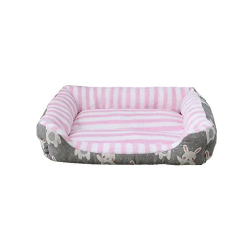 Hundebett, Langes, Beruhigendes Plüsch-Haustierbett, Waschbare Kistenmatte, rutschfeste Unterseite, Jumbo, Große Und Mittelgroße Hunde Und Katzen,XL von Nunubee