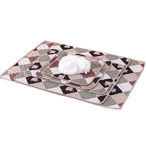 Nunubee Coole Matte Für Hunde, Selbstkühlende Matten Für Haustiere, Sommer-Schlafmatratze, Zubehör Für Katzen, Welpen, Zuhause Und Reisen,L Nunubee Coole Matte Für Hunde, Selbstkühlende Matten Für Haustiere, Sommer-Schlafmatratze, Zubehör Für Katzen, Welpen, Zuhause Und Reisen,L von Nunubee