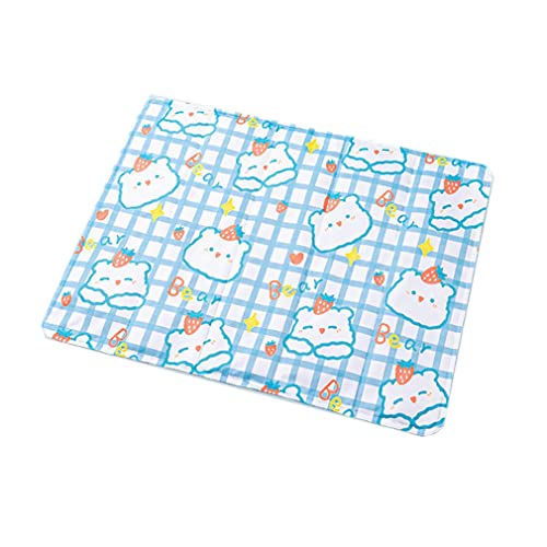 Nunubee Kühlmatte Für Hunde, Cartoon-Kühlmatte, Hunde-Haustier-Kühlmatte, Ungiftiges Gel, Selbstkühlendes Pad, Katzen-Kühlpads,L von Nunubee