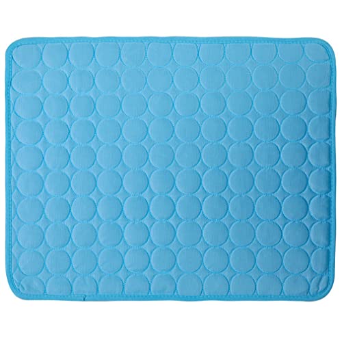 Nunubee Kühlmatten Für Hunde, Kühlmatte Für Haustiere, Hund/Katze, Wendbare Kistenunterlage (Kühl Und Warm), Maschinenwaschbar, Kein Giftiges Gel, Selbstkühlend,L von Nunubee