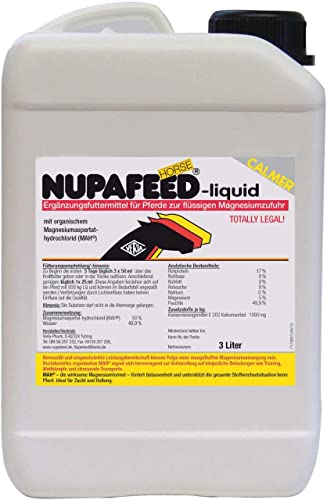 Nupafeed Horse Liquid 3 Liter Ergänzungsfuttermittel für Pferde von Nupafeed