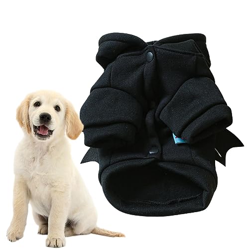 Hunde-Fledermaus-Kostüm, schwarzes Fledermaus-Kostüm, Halloween-Hundekleidung, Halloween-Hunde-Kapuzenpullover, Haustier-Outfit, Kleidung, coole Bekleidung für Festival, Halloween, Welpen, Katzen Hunde-Fledermaus-Kostüm, schwarzes Fledermaus-Kostüm, Halloween-Hundekleidung, Halloween-Hunde-Kapuzenpullover, Haustier-Outfit, Kleidung, coole Bekleidung für Festival, Halloween, Welpen, Katzen von Nupaque