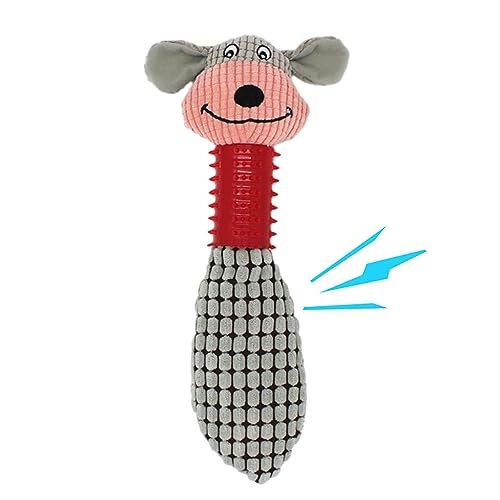 Nupaque Kauspielzeug für Welpen zum Zahnen - Hundespielzeug für Welpenkauer,Quietschendes interaktives Hundespielzeug, Kauspielzeug in Tierform, Beißspielzeug für Hunde von Nupaque