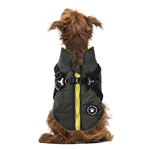 Wintermantel für kleine Hunde, gemütlich, wasserdicht, winddicht, wendbar, für den Winter, dick gepolstert, warm, für Welpen, kleine, mittelgroße und große Hunde Nupaque Wintermantel für kleine Hunde, gemütlich, wasserdicht, winddicht, wendbar, für den Winter, dick gepolstert, warm, für Welpen, kleine, mittelgroße und große Hunde Nupaque von Nupaque
