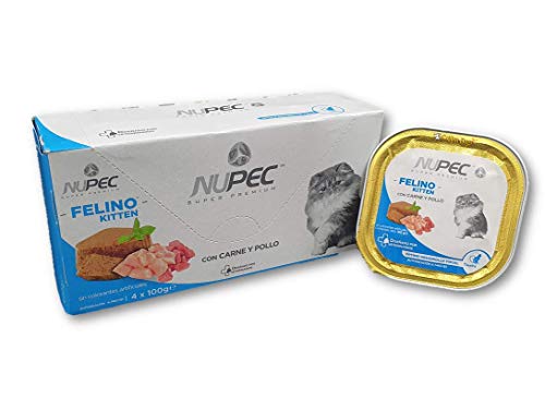 Nupec Nassfutter, Katzenfutter, Weiß mit Blau Nupec Nassfutter, Katzenfutter, Weiß mit Blau von Nupec