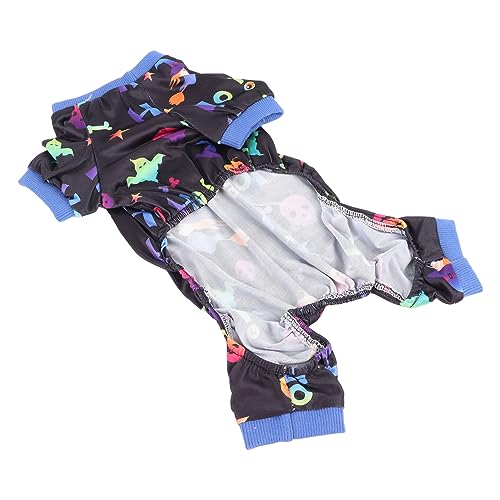 Niedlicher Halloween-Hunde-Pyjama, Stilvoller, Bequemer 4-beiniger Welpen-Overall Zum Schlafen Im Urlaub, mit Themenparty, Stilvolles Halloween-Hunde-Outfit, H Niedlicher Halloween-Hunde-Pyjama, Stilvoller, Bequemer 4-beiniger Welpen-Overall Zum Schlafen Im Urlaub, mit Themenparty, Stilvolles Halloween-Hunde-Outfit, H von Nurnesy