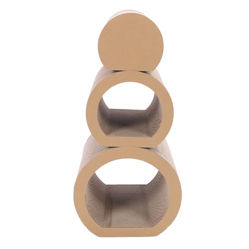 Nurnesy 3-in-1-Katzenkratzer – Multifunktionaler Kratztunnel und Pad aus Wellpappe für Katzen Zum Spielen und Trainieren Nurnesy 3-in-1-Katzenkratzer – Multifunktionaler Kratztunnel und Pad aus Wellpappe für Katzen Zum Spielen und Trainieren von Nurnesy