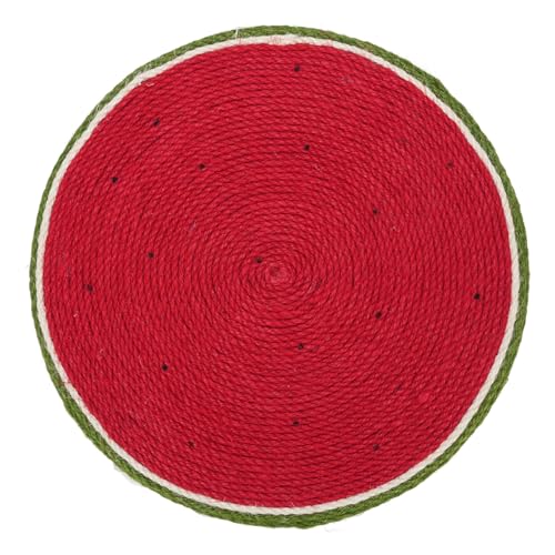 Nurnesy Entzückende Wassermelonenförmige, Wand Montierte Katzenkratzer mit Saugnäpfeln-ideale Innenkratzer-Brettmatte für Kätzchen und Katzen Nurnesy Entzückende Wassermelonenförmige, Wand Montierte Katzenkratzer mit Saugnäpfeln-ideale Innenkratzer-Brettmatte für Kätzchen und Katzen von Nurnesy