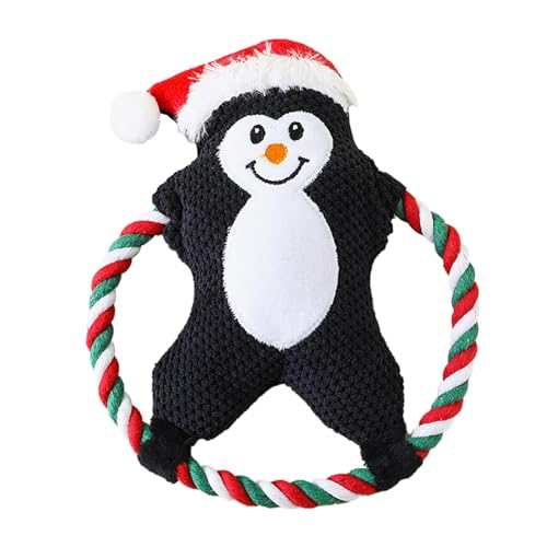 Nurnesy Hunde-Quietschspielzeug, Weihnachtliches Plüsch-Kauspielzeug Kleine, Mittelgroße und Große Rassen, Kauspielzeug Hunde, Quietschendes Haustierzubehör, Welpen-Zahnen, Nurnesy Hunde-Quietschspielzeug, Weihnachtliches Plüsch-Kauspielzeug Kleine, Mittelgroße und Große Rassen, Kauspielzeug Hunde, Quietschendes Haustierzubehör, Welpen-Zahnen, von Nurnesy