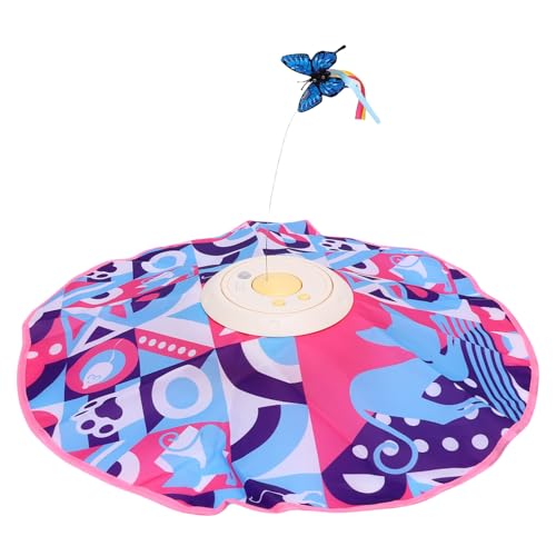 Nurnesy Katzen Teaser Toy - Polyester Automatisches Kätzchenspielzeug mit Multi -Modi | Interaktives Spielzeug für Häuser und Katzencafés Nurnesy Katzen Teaser Toy - Polyester Automatisches Kätzchenspielzeug mit Multi -Modi | Interaktives Spielzeug für Häuser und Katzencafés von Nurnesy