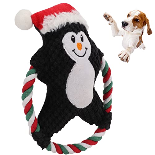 Nurnesy Kauspielzeug für Hunde, Cord-Quietschspielzeug mit Elektrischer Stickerei, Weihnachtsmütze, Interaktives Plüsch-Hundespielzeug für Kleine, Mittelgroße und Große Haustiere, Nurnesy Kauspielzeug für Hunde, Cord-Quietschspielzeug mit Elektrischer Stickerei, Weihnachtsmütze, Interaktives Plüsch-Hundespielzeug für Kleine, Mittelgroße und Große Haustiere, von Nurnesy