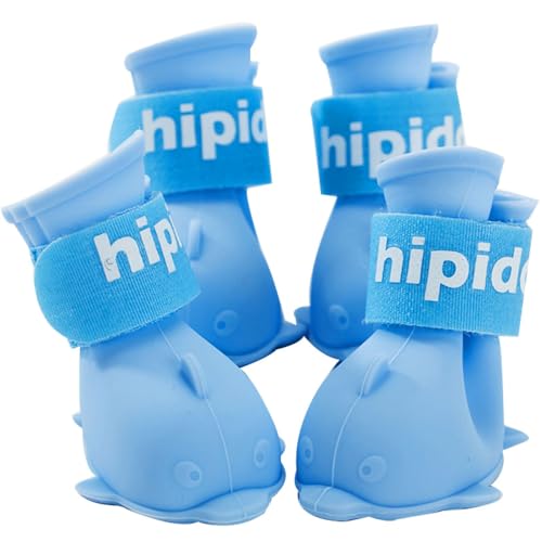 Nurnesy Pet Boots Waterpr001 Hundeschuhe, Niedliche Cartoon-Silikon-Regenschuhe mit Hakenschlaufe für Pomeranian Bichon Teddy, Kleine Leichte Stiefeletten für Sichere Spaziergänge Im Nurnesy Pet Boots Waterpr001 Hundeschuhe, Niedliche Cartoon-Silikon-Regenschuhe mit Hakenschlaufe für Pomeranian Bichon Teddy, Kleine Leichte Stiefeletten für Sichere Spaziergänge Im von Nurnesy