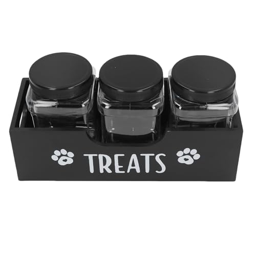Nurnesy Pet Treat Container Hundefutteraufbewahrungsglas Alle in Einem Satz 3 Große Food -Plastikgläser mit Lagerregal für Haustiere für Heimreise Nurnesy Pet Treat Container Hundefutteraufbewahrungsglas Alle in Einem Satz 3 Große Food -Plastikgläser mit Lagerregal für Haustiere für Heimreise von Nurnesy