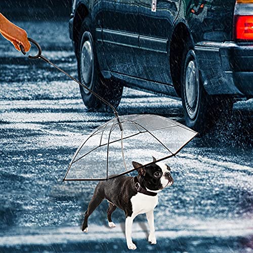 Verstellbarer Hundeschirm mit Leine, Hundeschirm mit 27,6 Zoll Durchmesser, Regenfester, Schneesicherer Regenschirm für Haustiere und Katzen mit 15,7 Zoll Langem C-förmigen Verstellbarer Hundeschirm mit Leine, Hundeschirm mit 27,6 Zoll Durchmesser, Regenfester, Schneesicherer Regenschirm für Haustiere und Katzen mit 15,7 Zoll Langem C-förmigen von Nurnesy